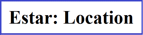 Estar location explained help learn.com