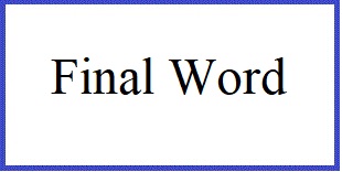final word