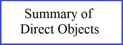 summary of direct objects